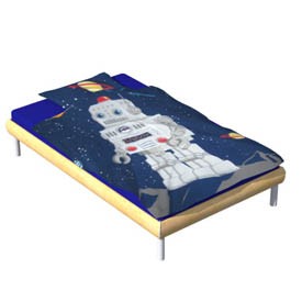 Boy single bed 3D Object | FREE Artlantis Objects Download